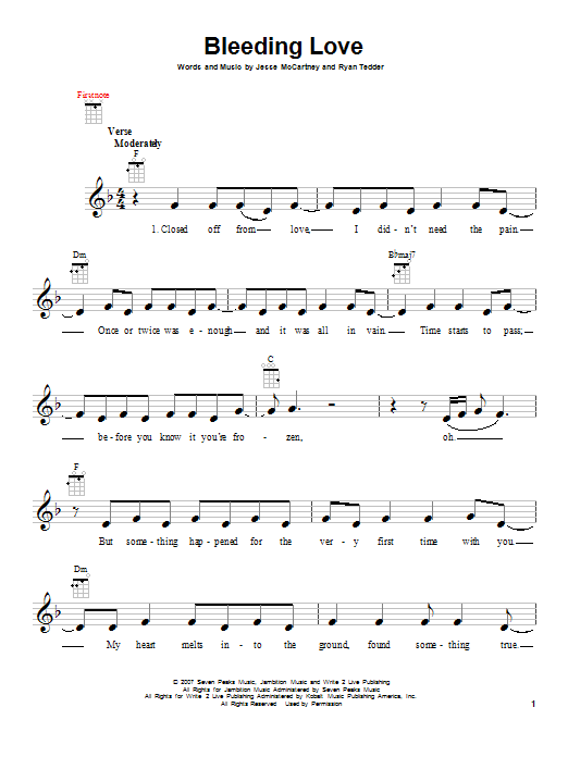 Product gallery: Page 1 of 1 Bleeding Love, Leona Lewis