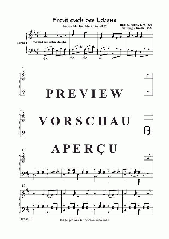 Produktgalerie: Seite 8 von 9 Freut euch des Lebens, , Gesang 4-stimmig SATB + Klavier
