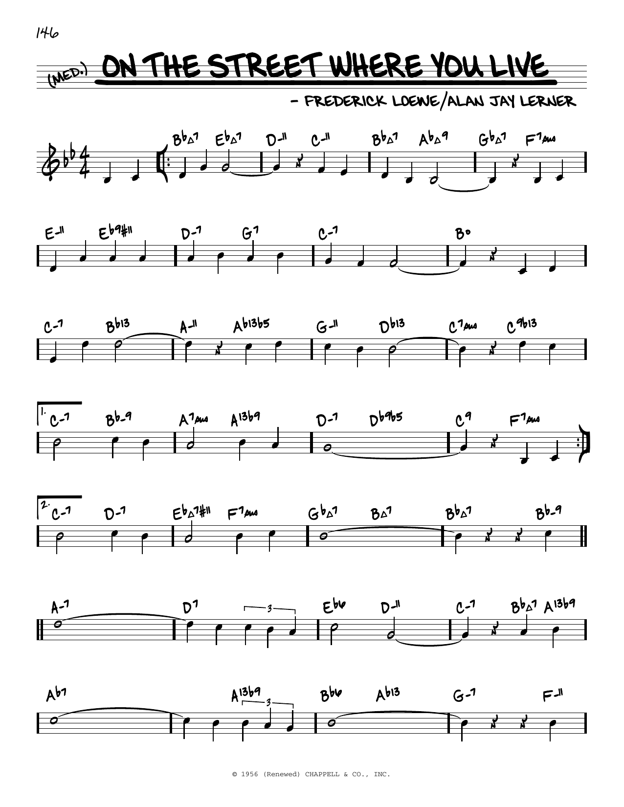Produktbild zu: On The Street Where You Live (arr. David Hazeltine)
