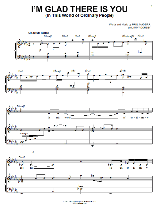 Produktbild zu: I'm Glad There Is You (In This World Of Ordinary People)