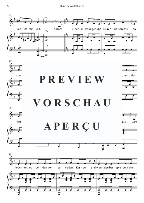 Produktgalerie: Seite 7 von 9 Kauft Schwefelhölzer, , Gesang und Klavier