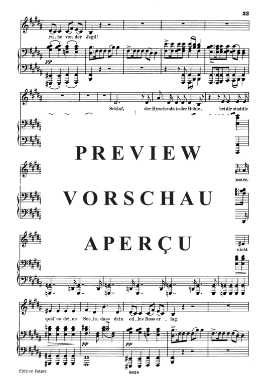 Product gallery: Page 6 of 7 Ellen's Gesang II, D.838, , Low Voice and Piano