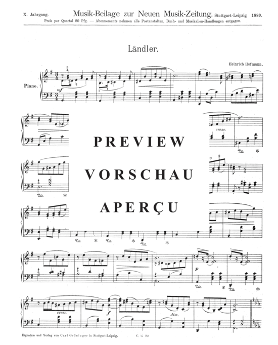 gallery: Ländler , , (Klavier Solo)
