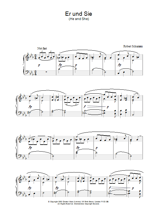 Product gallery: Page 1 of 1 Er und Sie, Robert Schumann