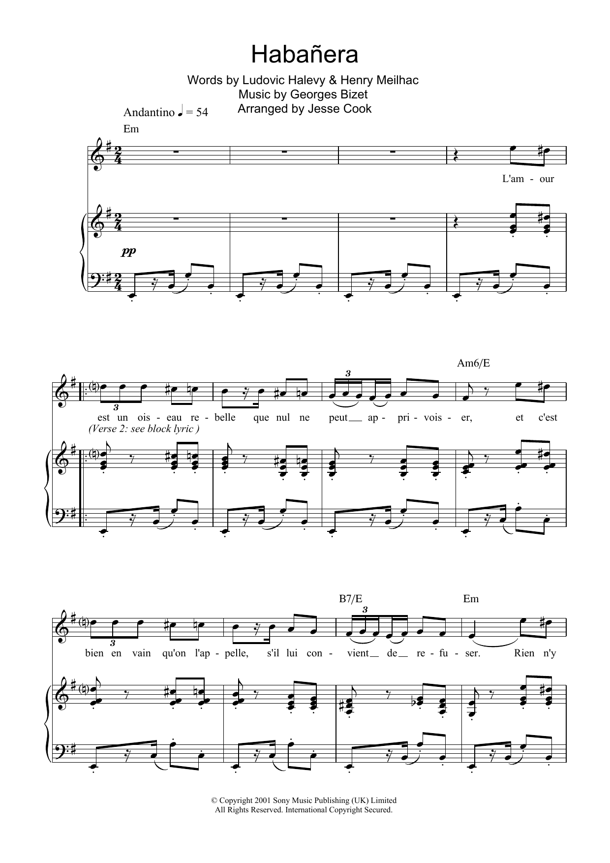Produktbild zu: Habanera (from Carmen)