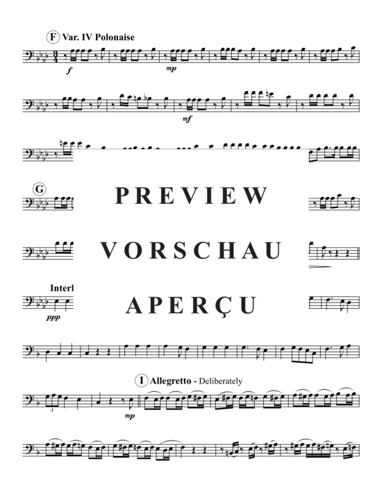 Product gallery: Page 19 of 21 Variations on America (1891) , ,  (Tuba Quartet: 2x Baritone, 2xTuba)