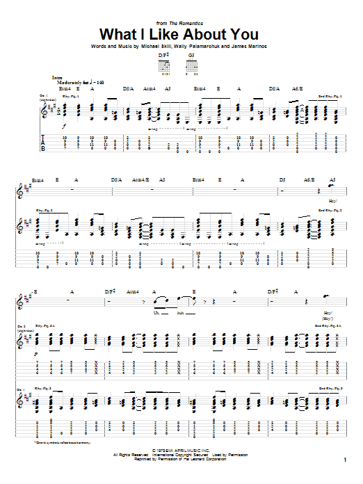 Product gallery: Page 1 of 1 What I Like About You, The Romantics