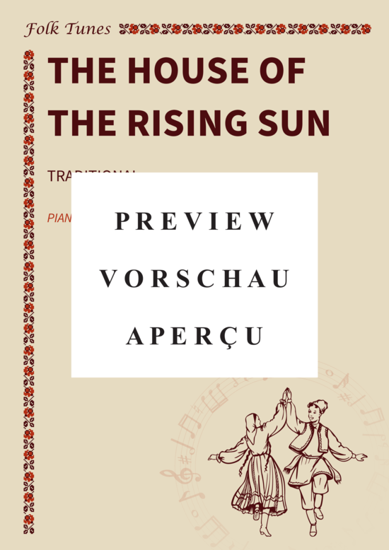 gallery: The House of The Rising Sun - Jazz piano arrangement , , (Klavier Solo)