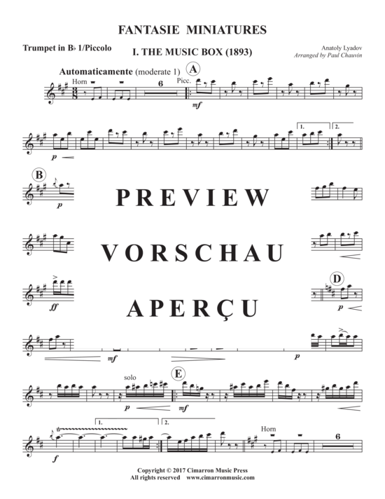 Produktgalerie: Seite 17 von 21 Fantasie Miniatures , , (Blechbläserquintett)