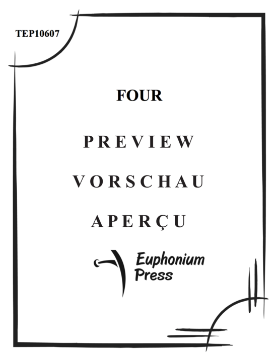 Produktgalerie: Seite 2 von 21 Four Vignettes , , (Tuba + Klavier)