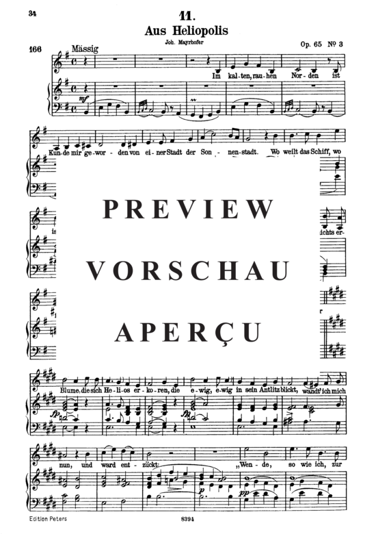 Product gallery: Page 2 of 3 Aus Heliopolis D.753, , High Voice and Piano