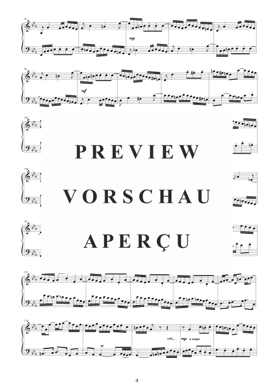 Produktgalerie: Seite 5 von 6 Fantasia in C-Moll über ein Rondo BWV 918, , Klavier Solo