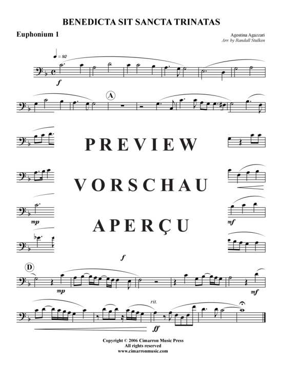 Product gallery: Page 4 of 9 Benedicta Sit Sancta Trinitas , , (Tuba Quartet: 2x Baritone, 2xTuba)