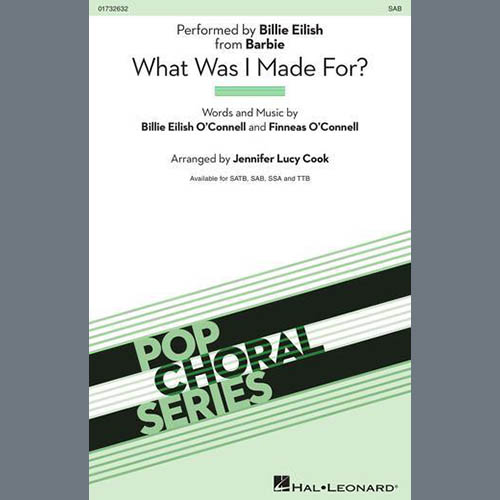 cover: What Was I Made For? (from Barbie) (arr. Jennifer Lucy Cook), Billie Eilish