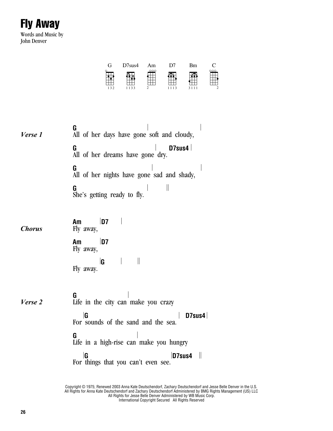 Product gallery: Page 1 of 1 Fly Away, John Denver