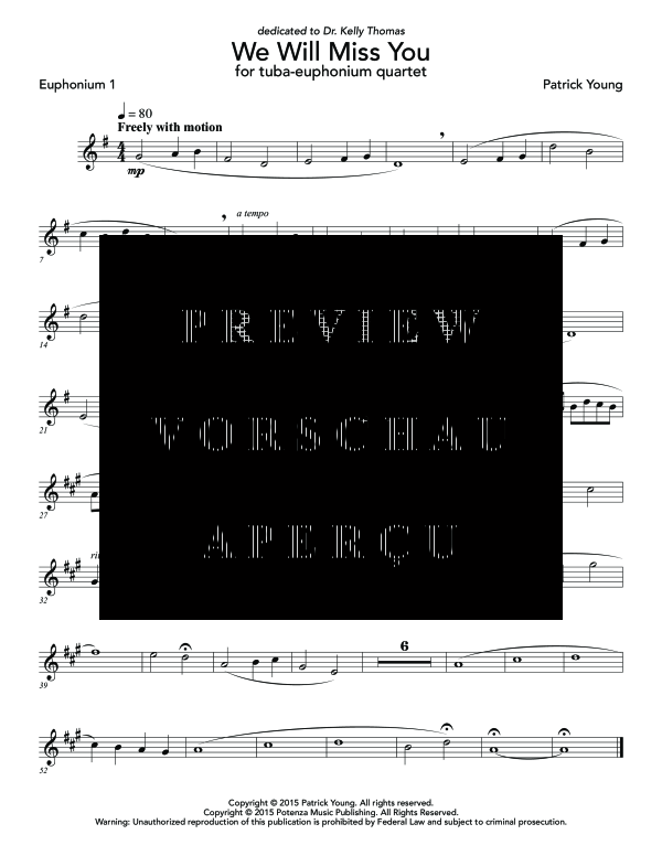 gallery: We Will Miss You, , (Tuba Quartett EETT)