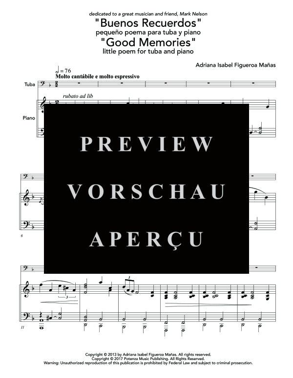 Produktgalerie: Seite 5 von 11 Good Memories: Little Poem, , (Tuba und Klavier)