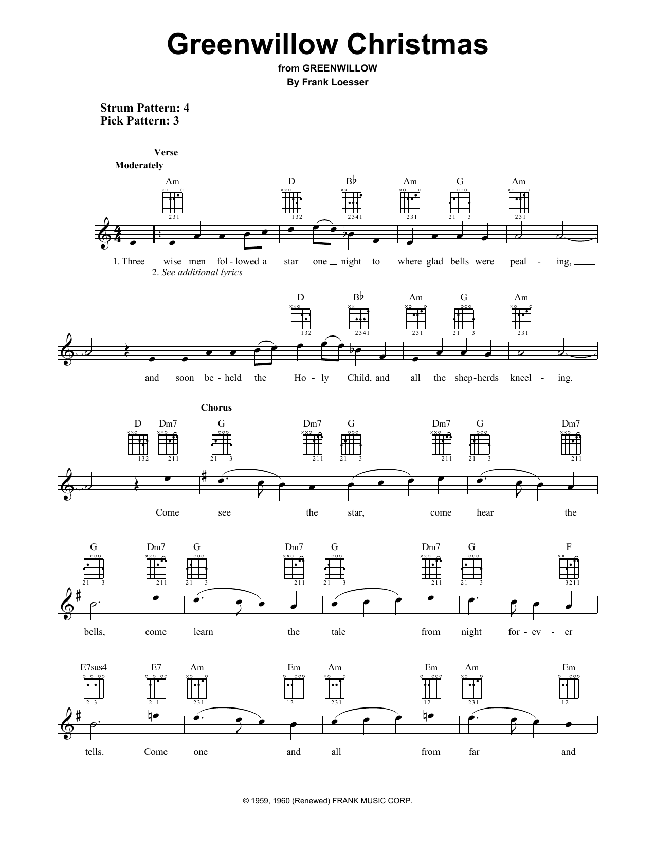 Product gallery: Page 1 of 1 Greenwillow Christmas, Frank Loesser