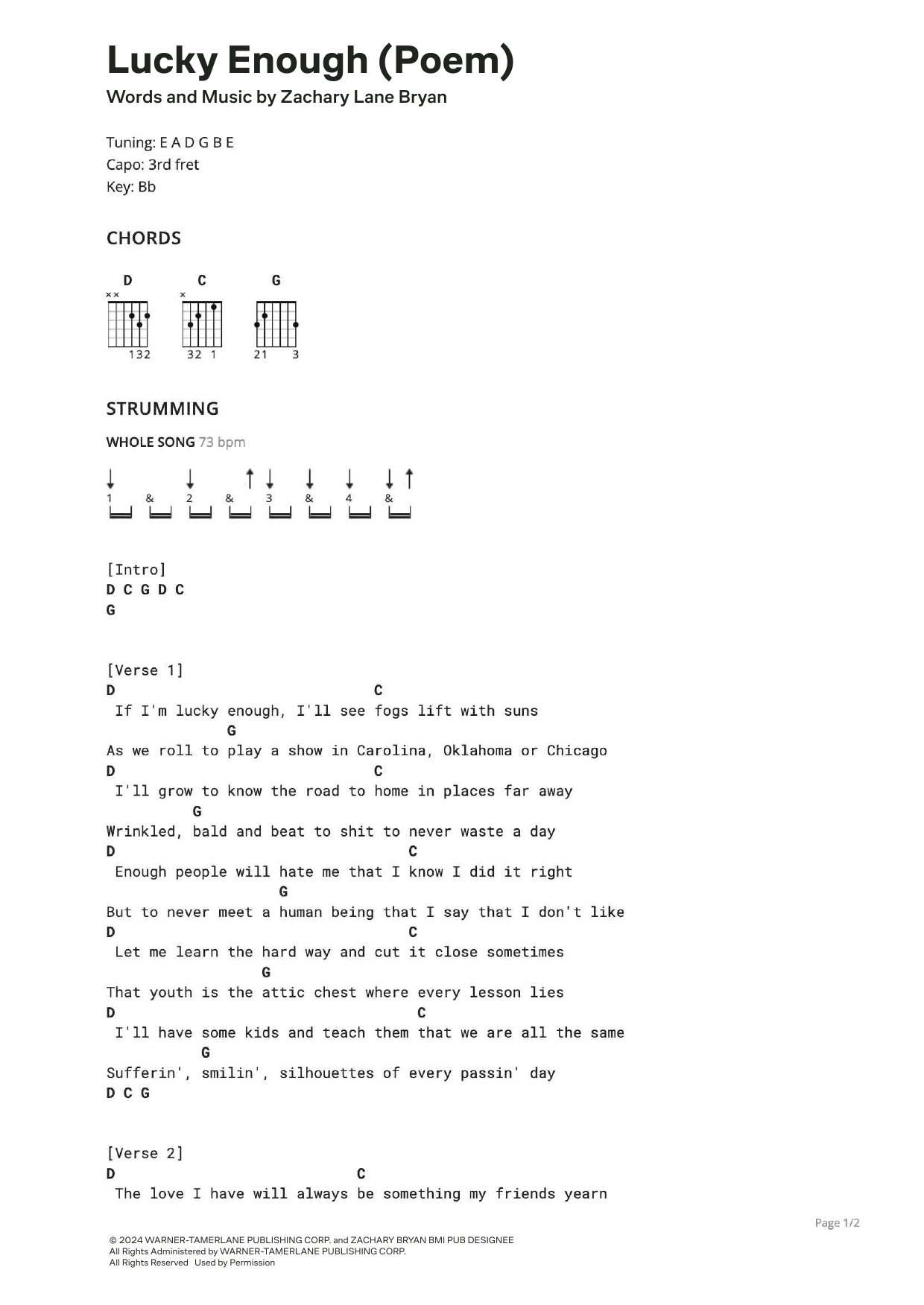 Produktbild zu: Lucky Enough (Poem)