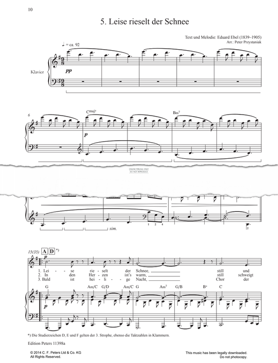 Produktgalerie: Seite 1 von 1 Cool Christmas: Leise rieselt der Schnee, Eduard Ebel, Gesang, Klavier