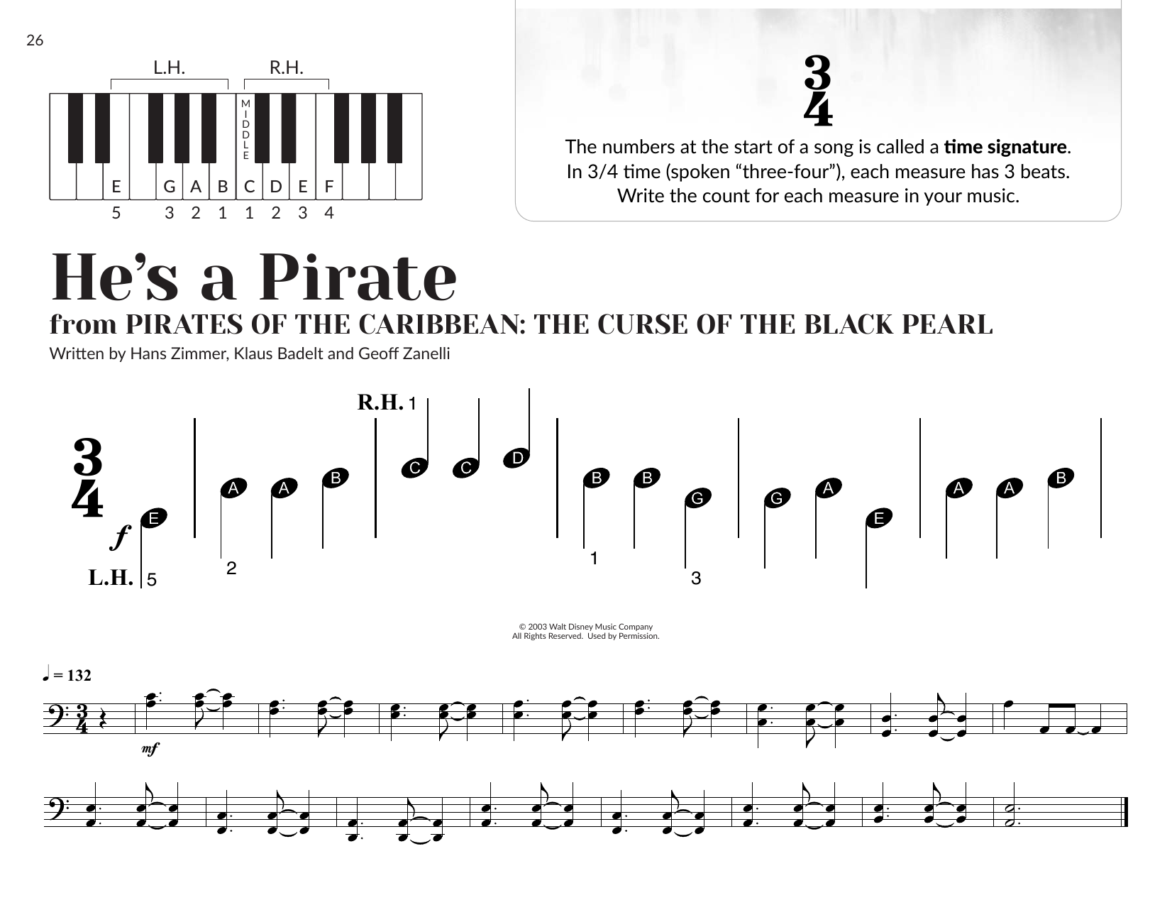 Produktbild zu: He's A Pirate (from Pirates Of The Caribbean: The Curse of the Black Pearl)