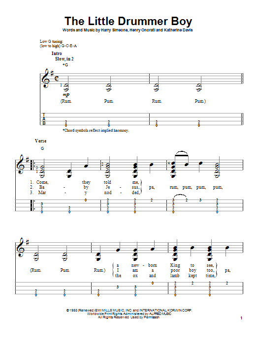 Product gallery: Page 1 of 1 The Little Drummer Boy, Katherine Davis