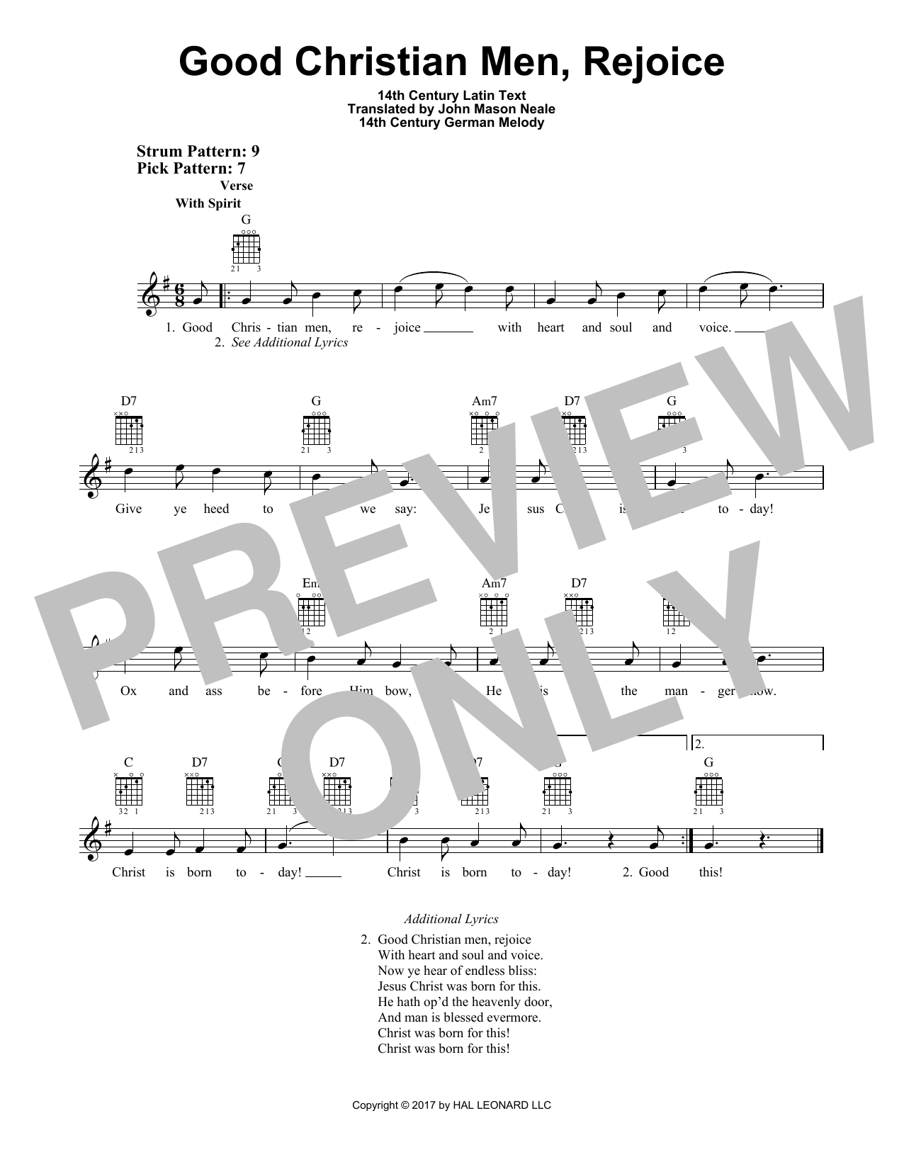 Product gallery: Page 1 of 1 Good Christian Men, Rejoice, 14th Century German Melody