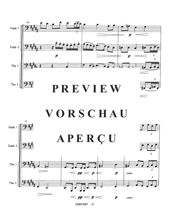Product gallery: Page 5 of 21 Trois Chansons , , (Tuba Quartett EETT)