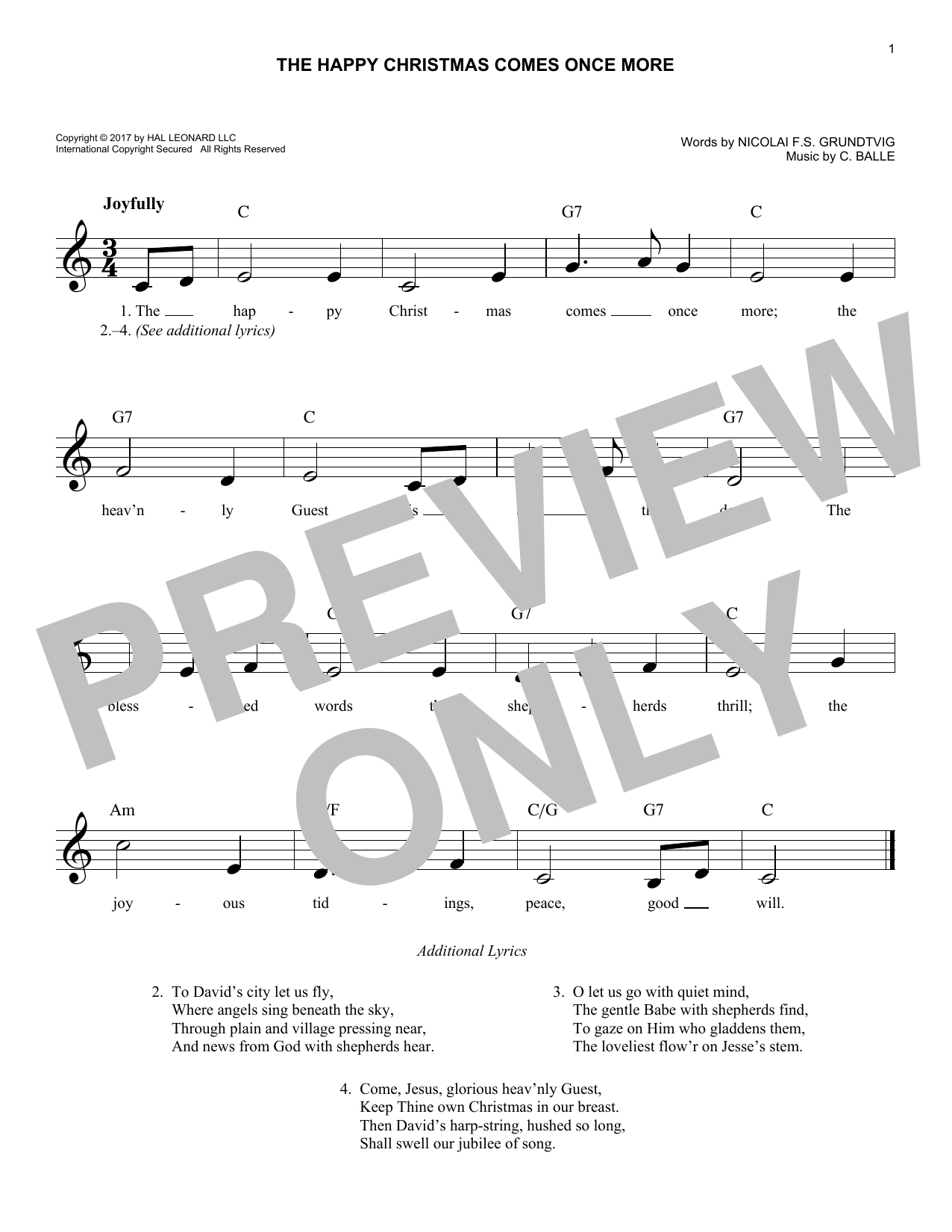 Product gallery: Page 1 of 1 The Happy Christmas Comes Once More, Nicolai F.S. Grundtvig