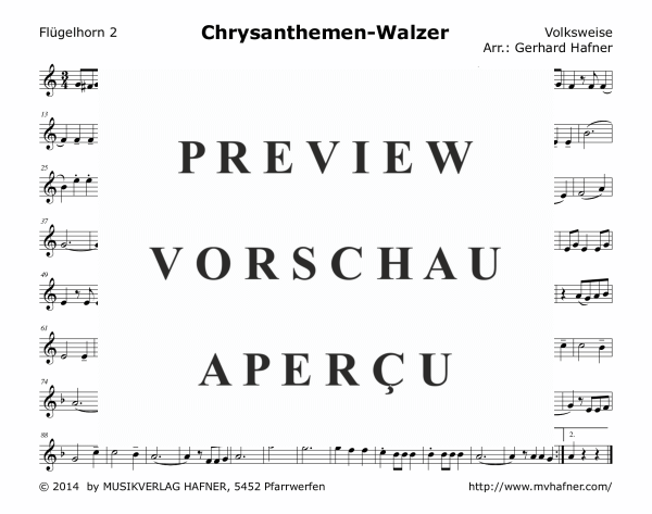 Product gallery: Page 9 of 11 Chrysanthemen-Walzer, , (woodwind and brass)