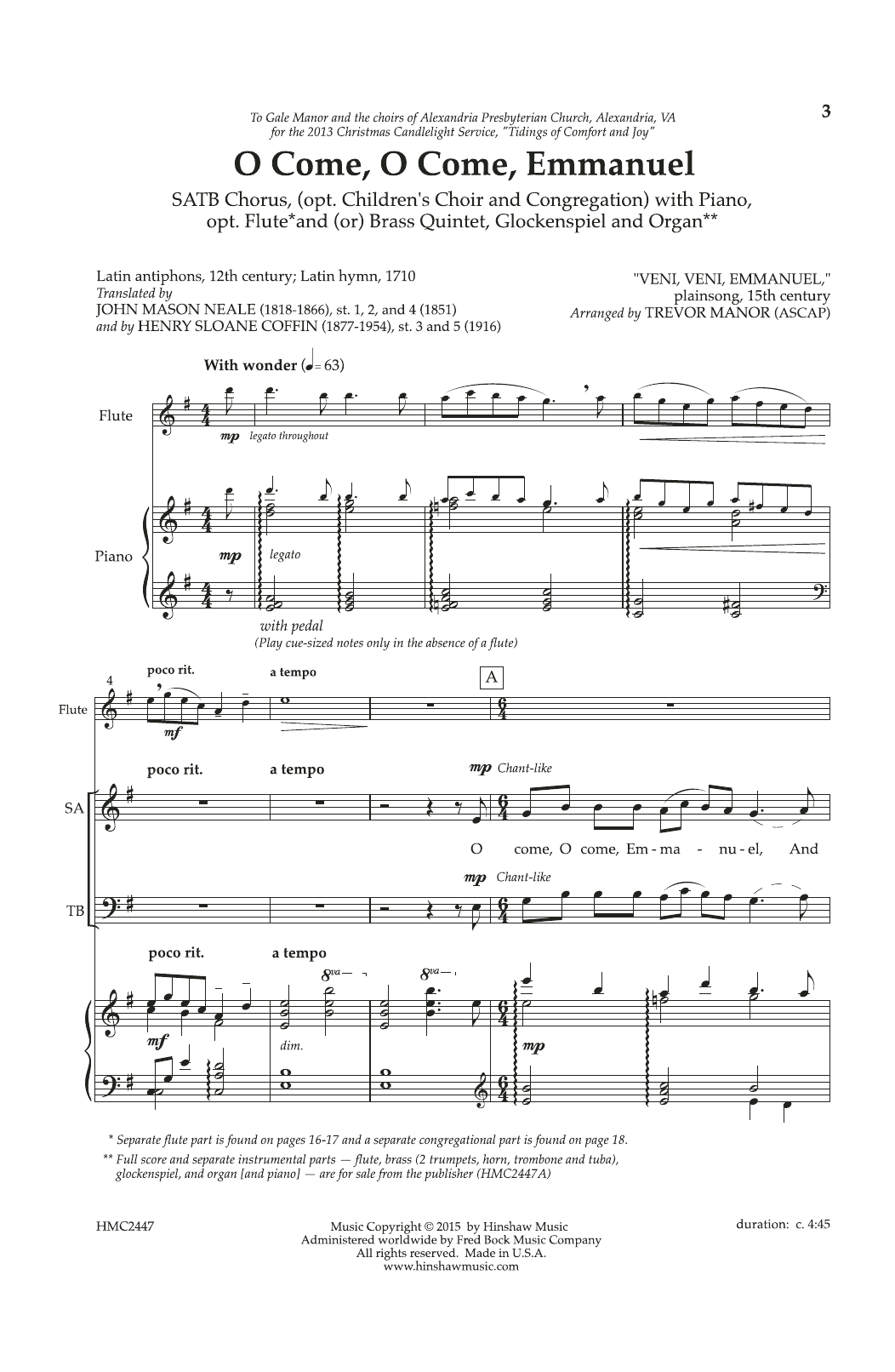 Produktgalerie: Seite 1 von 1 O Come, O Come, Emmanuel, Trevor Manor, Chor