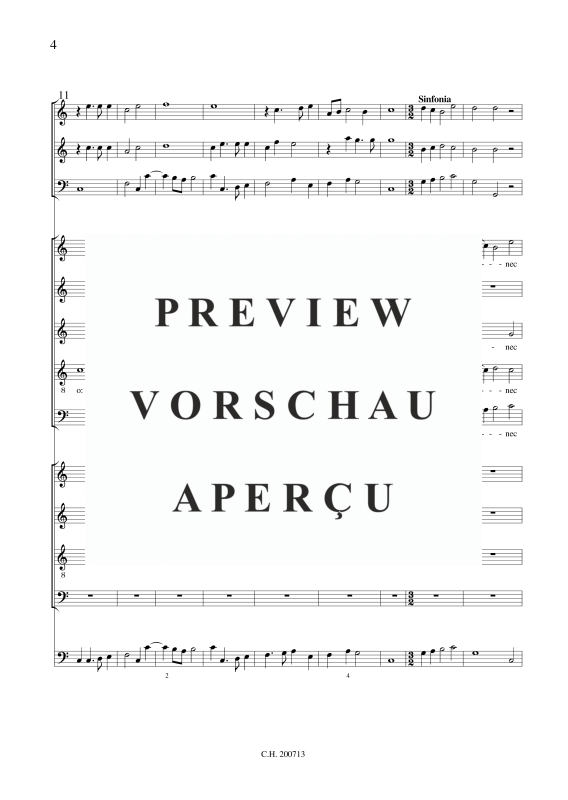 gallery: Dixit Dominus , , (Gemischtes Ensemble 9 Stimmen, 2 Vioilinen, Violone und BC)