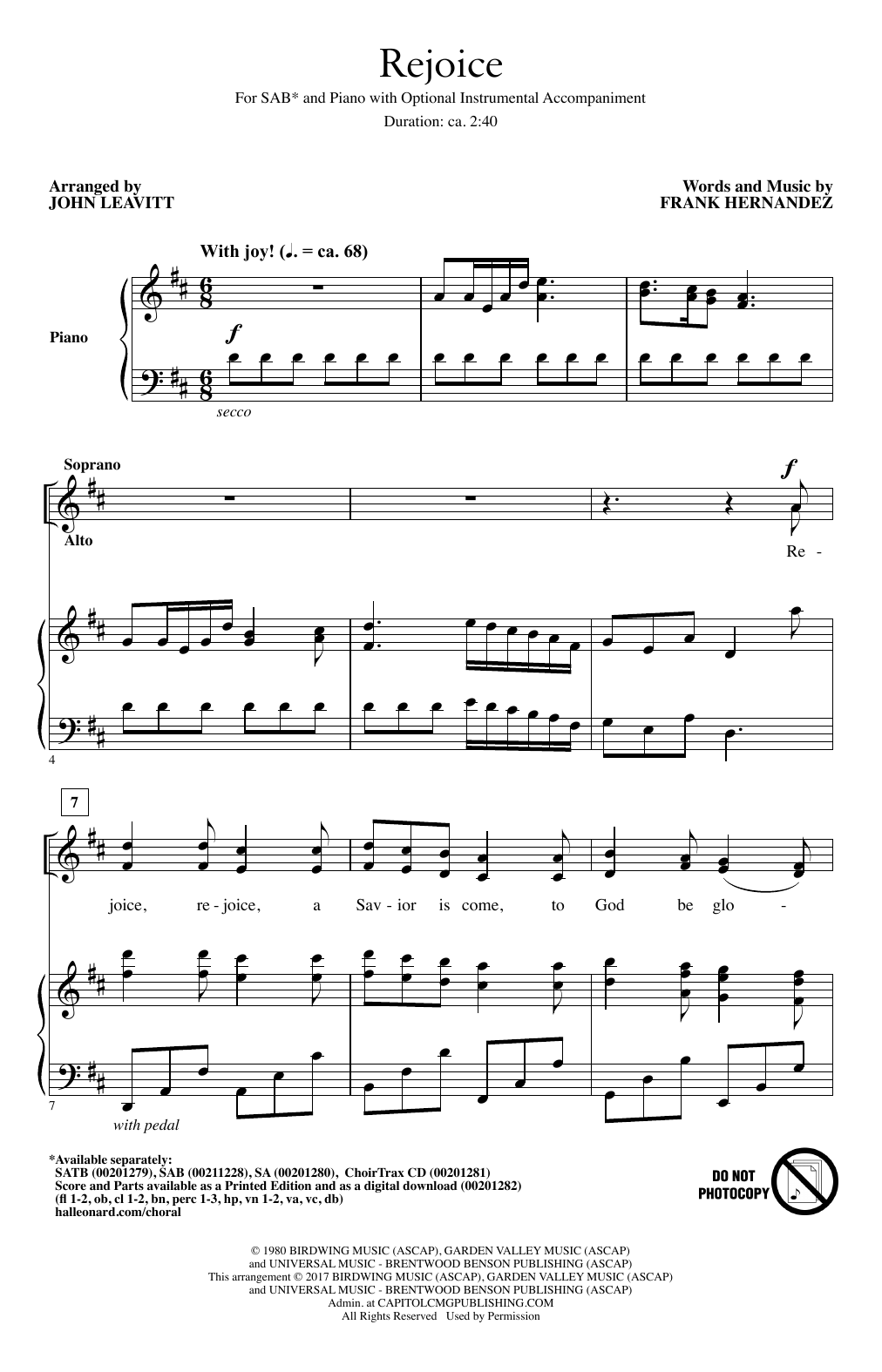 Produktbild zu: Rejoice