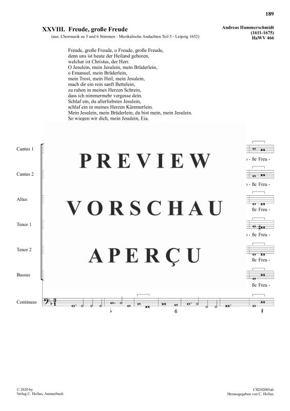 gallery: Freude, große Freude , , (Gemischter Chor 6-stimmig)