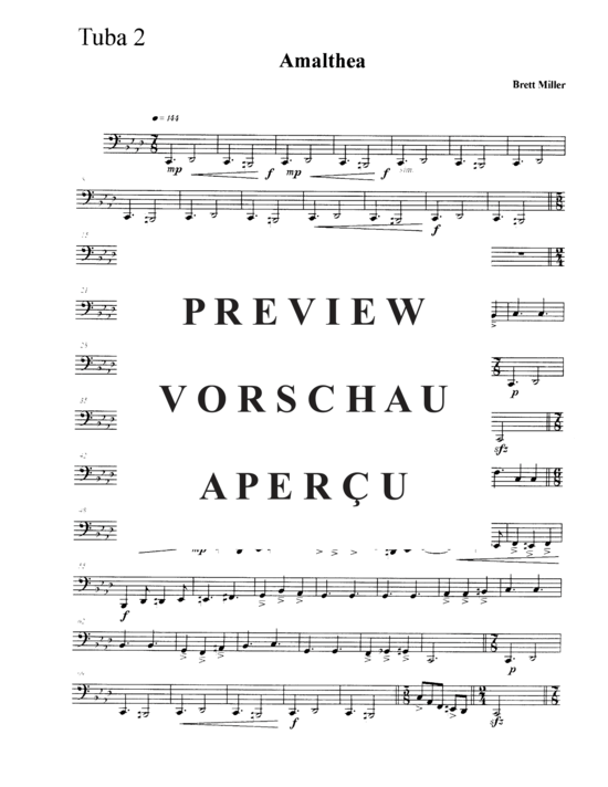 Product gallery: Page 19 of 20 Amalthea , , (Tuba Quartett EETT)