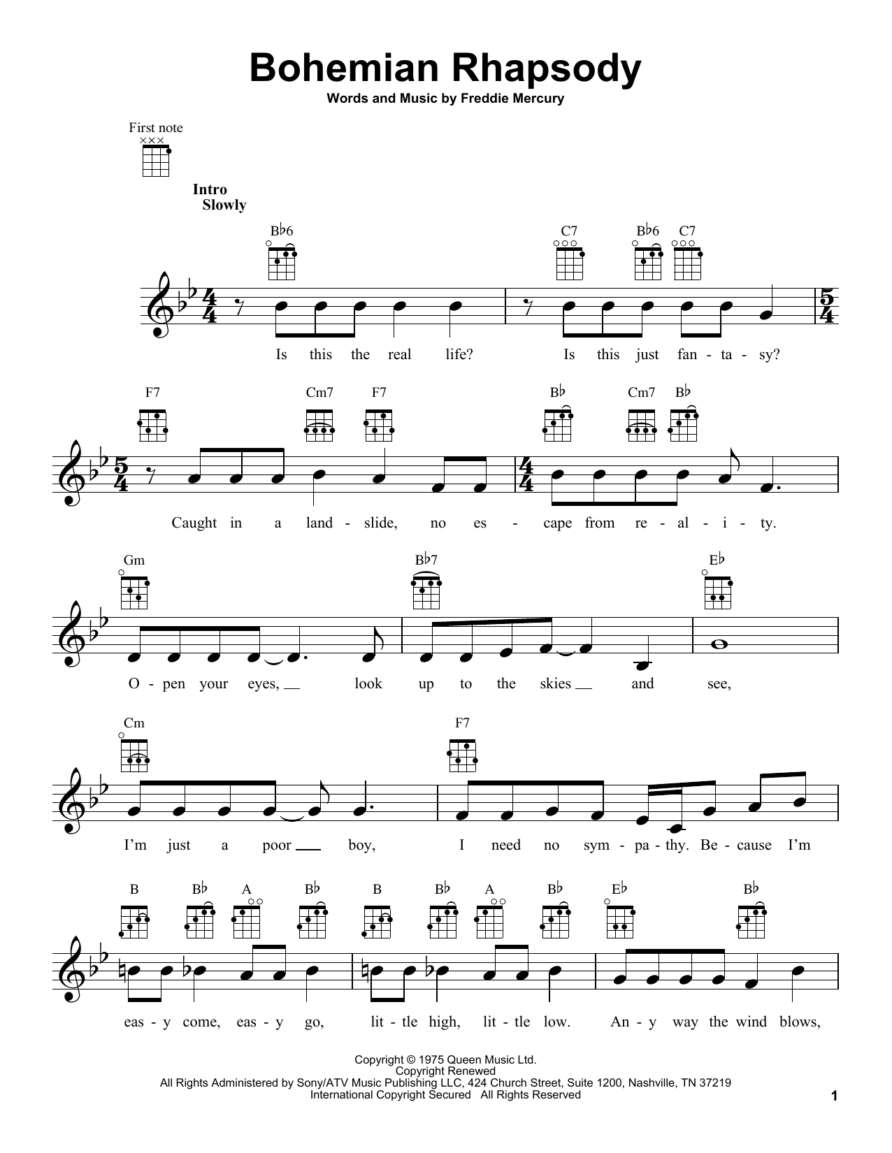 Product gallery: Page 1 of 1 Bohemian Rhapsody, Queen
