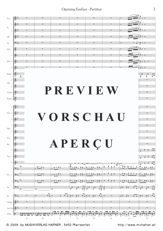 Product gallery: Page 9 of 11 Opening Fanfare, , (large wind orchestra)