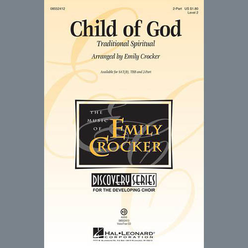 Product picture to: Child Of God (arr. Emily Crocker)