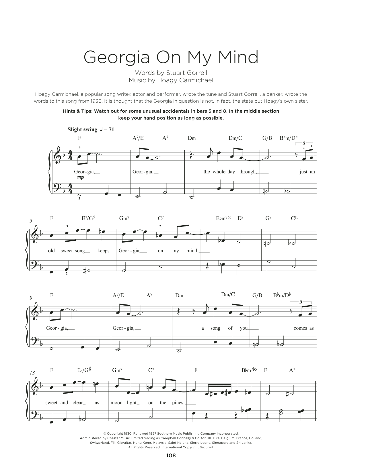Produktbild zu: Georgia On My Mind