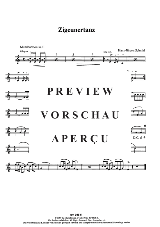 Product gallery: Page 6 of 6 Zigeunertanz , , (2x harmonica, bass + drums)