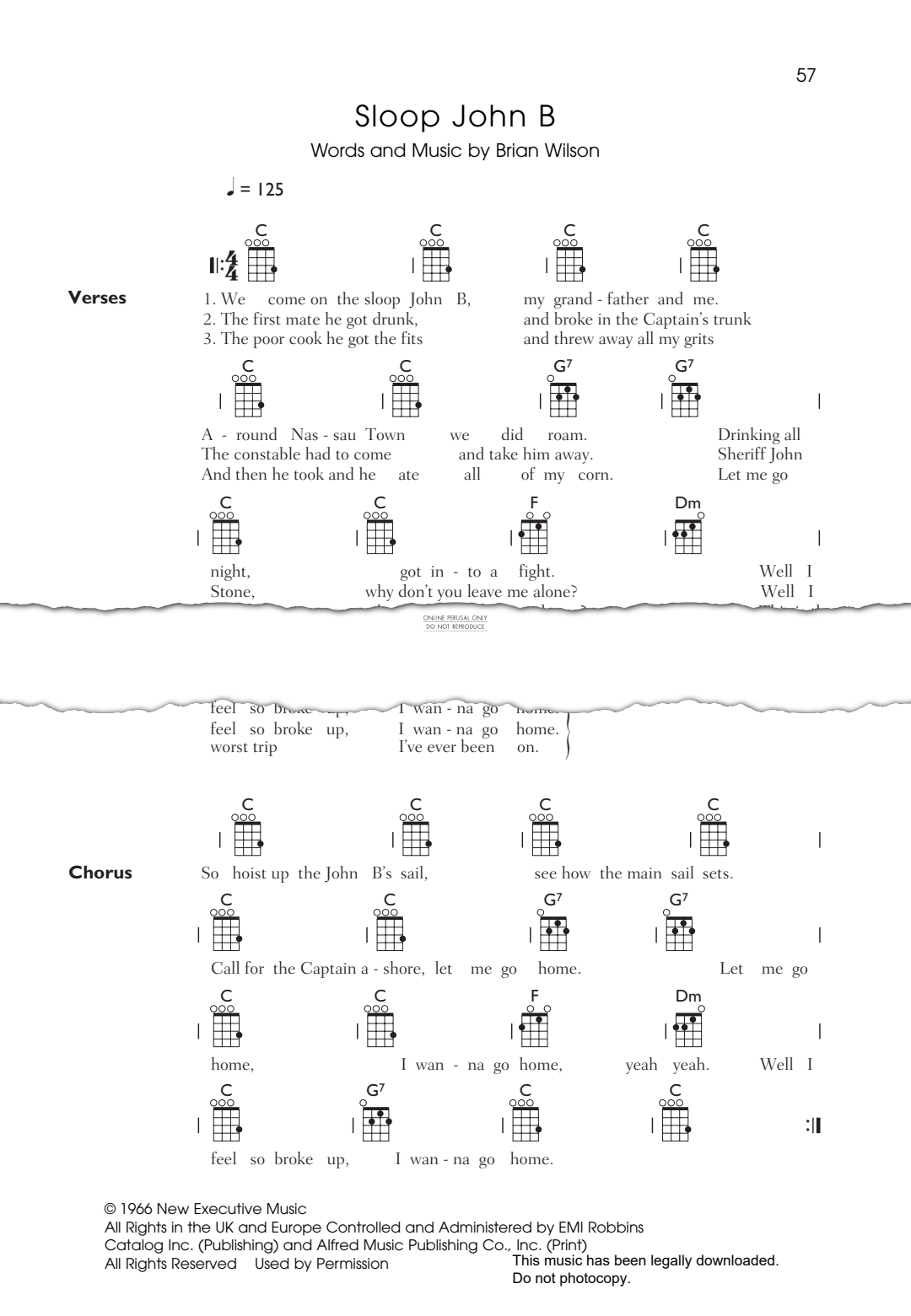 Sloop john b ukulele chords new arrivals