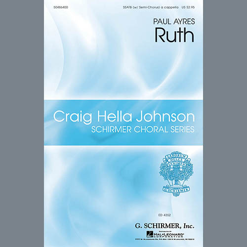 cover: Ruth, Paul Ayres, Chor
