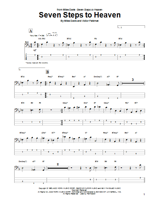 Produktgalerie: Seite 1 von 1 Seven Steps To Heaven, Miles Davis, E-Bass