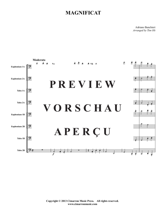 Product gallery: Page 2 of 21 Magnificat , , (4x Baritone, 4x Tuba)