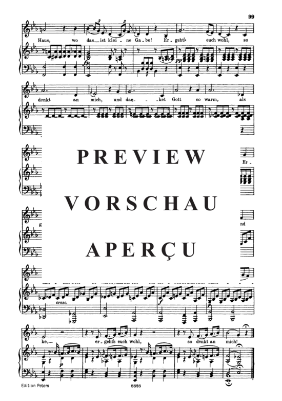 Product gallery: Page 7 of 7 Der Sänger D.149, , Low Voice and Piano