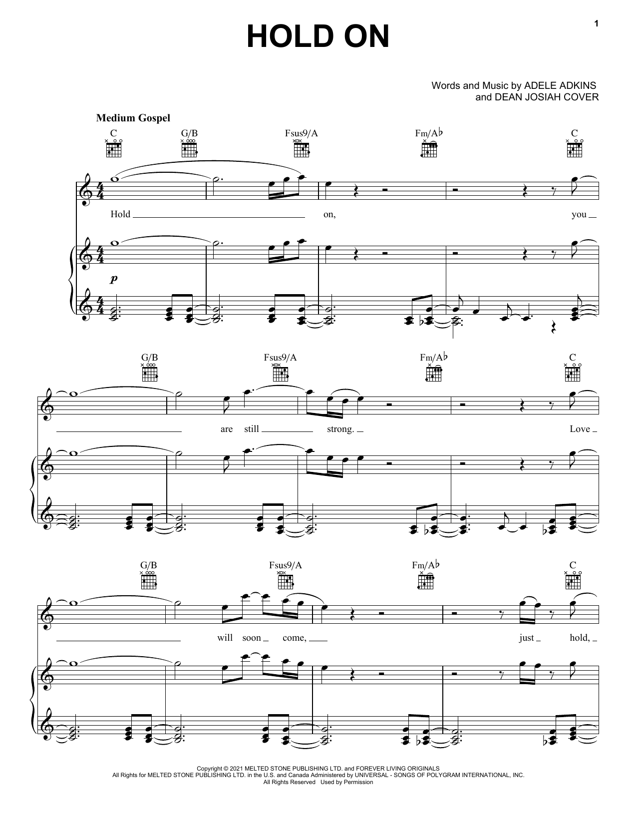 Produktbild zu: Hold On