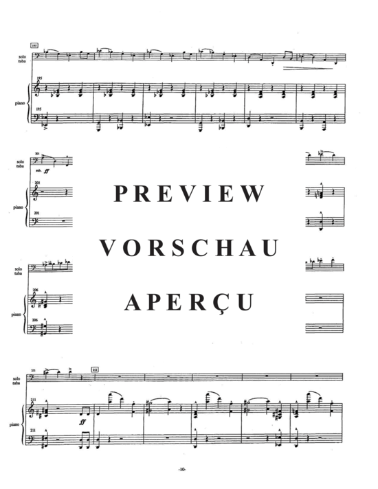 Produktgalerie: Seite 14 von 21 Concerto , , (Tuba + Klavier)