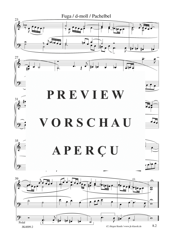 gallery: Fuga / d-moll, , (Orgel Solo)