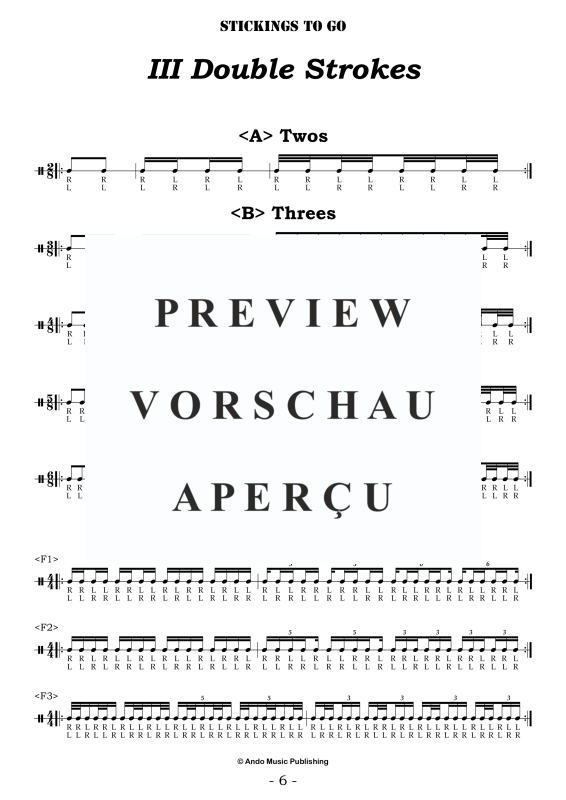 gallery: Stickings to go - Warm-up for Drums, , Percussion