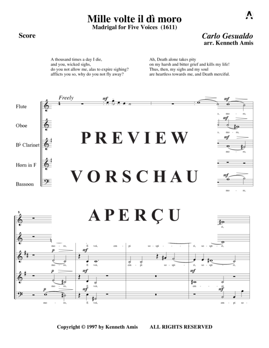 Produktgalerie: Seite 4 von 13 Mille volte il di moro , , (Holzbläserquintett)